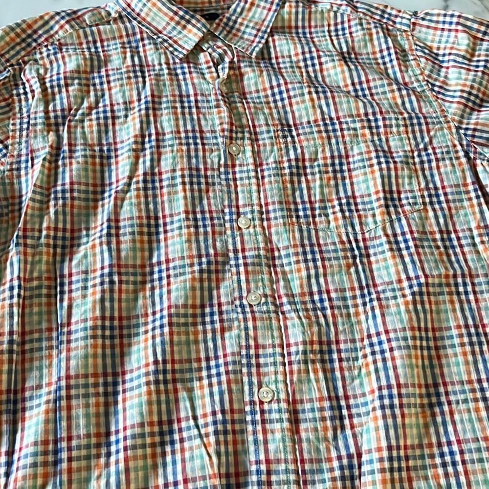 Gap Slim Fit Short Sleeve Button Up Sz. XL
